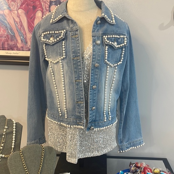 Savanna Jane Jackets & Coats Pearl Jean Jacket Poshmark